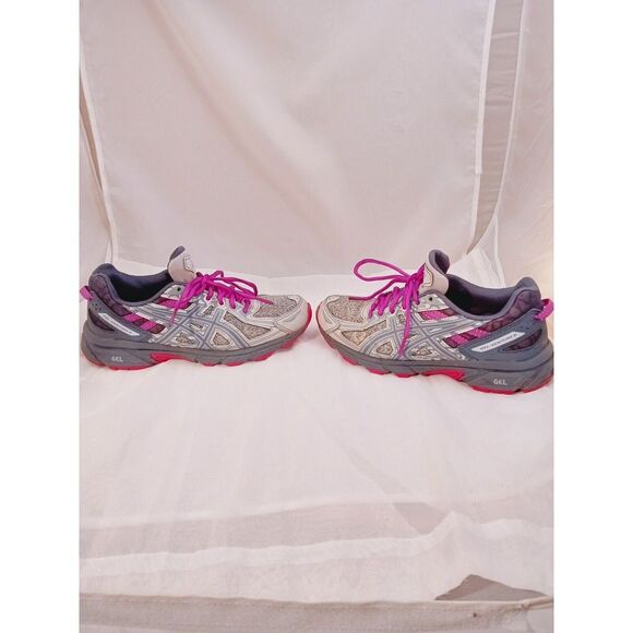 Asics Shoes - Asics Womens Gel Venture 6 T7G7N Gray Running Shoes Sneakers Size 7